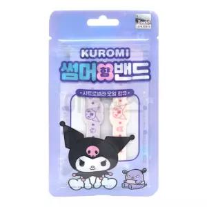 (2024년 3월 제조) 산리오 쿠로미 썸머향밴드 2P 모기퇴치팔찌
