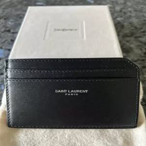 미국 YSL 생로랑 가죽 카드 케이스 지갑 187720496329