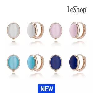 [르샵주얼리] 14K 오벌 캣츠아이 귀걸이(GoldPlated)_LJ6059BRE