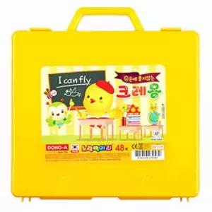 손에묻지않는 크레용 크레파스 48색 그림그리기 색칠놀이 미술재료 영어노트