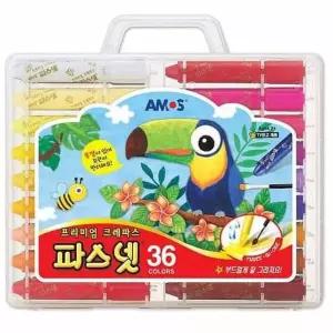파스텔크레용 아모스 손에안묻는크레용 방과후미술 파스넷 그라데이션