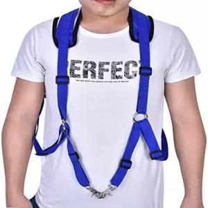 AYNEFY 낚시용 어깨 허리 하네스 PVC 소재 실용적인 조끼 벨트 조절 가능한 태클 장비 큰 물고기