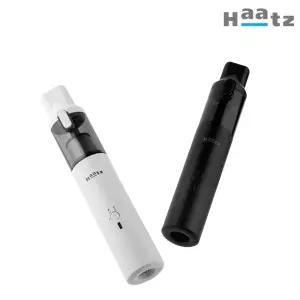 하츠 BLDC모터 휴대용 핸디 무선 2in1 청소기 15,000pa 2중 헤파필터 차량용 무선청소기(화이트/블랙)