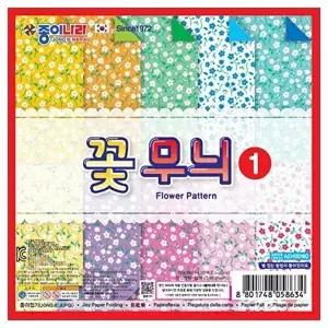 고품질 꽃무늬 색종이 1 (안개꽃) (20개 1세트) 사무용품 WFM7FJW