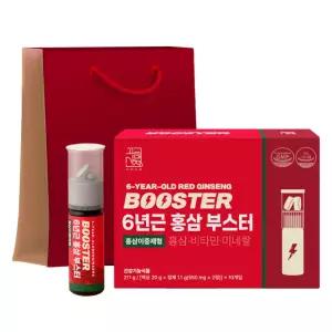 고려산청 6년근 홍삼부스터 10p + 쇼핑백 1개 211g