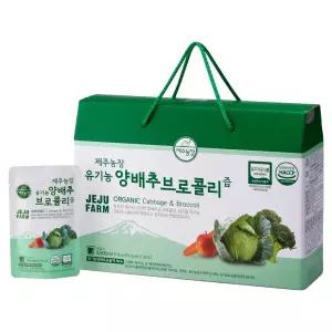 제주농장 유기농 양배추 브로콜리즙 3L 1개