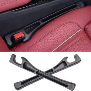 2PCS 카시트 갭 필러 자동차 및 SUV 유니버설 핏을 위한 드롭 시트 가드 없음 휴대폰 키가 떨어지는 것을