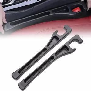WEAIMYST 2pcs 카시트 갭 필러 정리함 시트와 콘솔 사이의 틈새를 메우는 유니버설 핏 소프트 폼 플러그