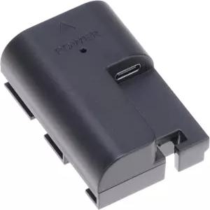 Fotga 디코딩 LPE6 더미 배터리 DRE6와 USBC 여성 포트를 갖춘 캐논 호환 EOS R5 R5C R6 II III 5DII 5DIV
