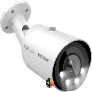 VIKYLIN 8MP 풀 컬러 VariFocal PoE IP 카메라 5배 광학 줌 2.7~13.5 렌즈가 장착된 야외 4K 불릿