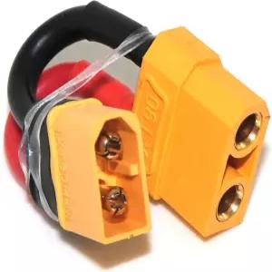 TRADOCK 남성 XT60에서 여성 커넥터 변환 어댑터 12awg 1.96인치 와이어 포함
