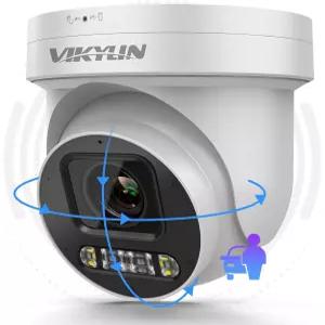 VIKYLIN 4K 8MP POE IP PTZ 카메라 실외 5배 광학 줌 2.7~13.5 렌즈 풀 컬러 야간 투시 AI 인체/차량 감지