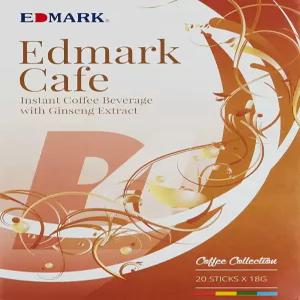 EDMARK 인삼 커피 포드 아라비카 블렌드 인퓨즈드 위드 진생 에너지 집중력 활력 및 전반적인 웰빙 지원