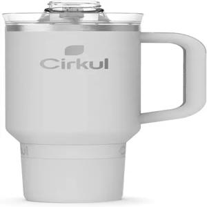 Cirkul 라이트 그레이 하루 종일 빨대SipTM 텀블러 - 40온스 스테인리스 스틸 맛 카트리지 미포함