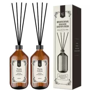 바이향 웜코튼 실내 디퓨저 매장 개업 선물 1050ml X2