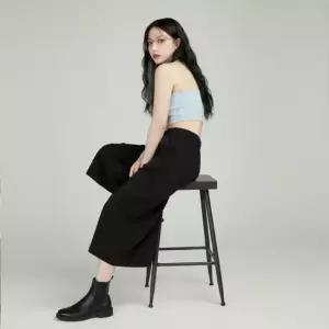 [라일리여성의류] Rly 모데라 와이드 치마바지 마바지 마바지 치 허리밴 50004864)