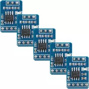 MusRock 5pcs MAX3485 TTL에서 RS485 시리얼 트랜시버 모듈 3.3V 단방향 컴팩트 보드