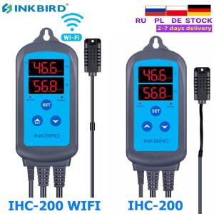 INKBIRD IHC-200 및 200 EU 소켓 플러그, 와이파이 디지털 듀럴 스테이지 제습 습도 컨트롤러, 가습 제어