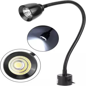 Tiiee 마그네틱 LED 작업등 라이트 정비사 자동차 수리 산업용 조명 유연한 구스넥 CNC 펀칭 선반 벤치