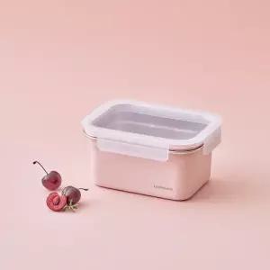 [보리보리/락앤락]락앤락 컬러스텐 밀폐용기 코지 1L - 미스티로즈 (LST514PIK)