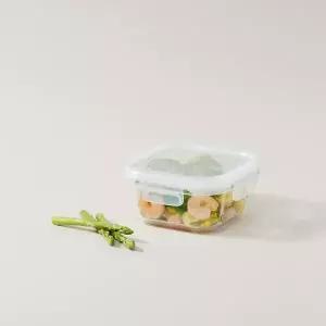 [보리보리/락앤락]스테커블 글라스 밀폐용기 정사각 520ml (LTG108)