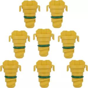 8PCS Dsnaduo Oil Drain Plug Fit For 20112024 Ford F150 Mustang Bronco Edge Explorer Lincoln Aviator