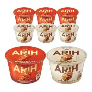 [팔도]아리 ARIH 모던누들컵 김볶음면 매운맛 125g 4개 + 트러플불고기 125g 4개