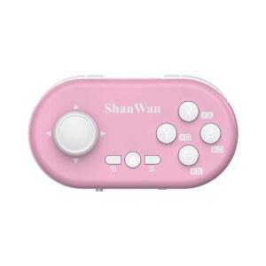 ShanWan Mini Bluetooth Controller, Keychain Sized, Scrolling Browsing, & for with PC, 2/OLED, Travel PS4, E-Book Android, Switch Lightweight Compatible Video iPhone Portable