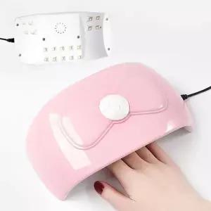 네일아트 스마트 센서 UV LED 이우 핑크리 36w젤램프