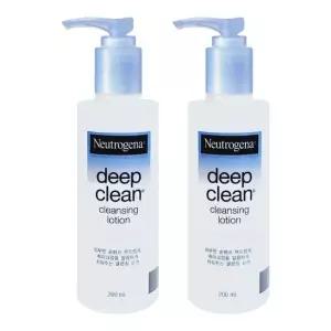 친절한탄씨 뉴트로지나 딥클린 클렌징 로션 200ml X 2개 클렌징로션 클렌징밀크 클렌징크림