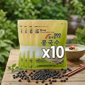 서리태 콩국물 가루 콩국수 300g x 10개