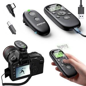 소니 카메라용 무선 충전식 타이머 셔터 릴리스 리모컨 및 A7 III IV A7R A7C II A6600 A6700 RX100 VII ZV-1 ZV-E1 ZV-E10 II용 업그레이드된 인터벌
