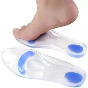 깔창 실리콘 젤 아치 지지대 정형화 신발 삽입물 발바닥 발뒤꿈치 뼈 박차 굳은살 및 각막 마사지 중족골