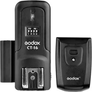 캐논 호환 니콘 펜탁스 DSLR 카메라 스튜디오 플래시를 위한 Godox CT16 16채널 무선 라디오 트리거 송신기