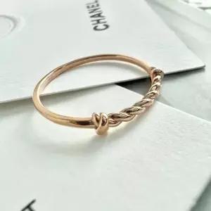 미니 로프 링 레이어드 꽈베기 반지 14k 이 40대여성