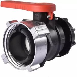 TOCHUN 75 IBC 토트 탱크 어댑터 볼 밸브 헤비 듀티 S75X6 거친 스레드 커넥터 수액 용기용 NPT DN50
