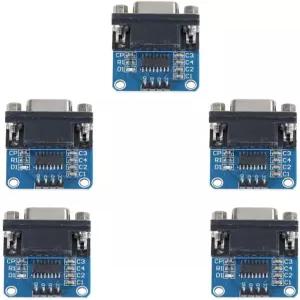 Comimark 5Pcs MAX3232 루트 모듈 커넥터 칩 RS232에서 TTL 여성 시리얼 포트까지