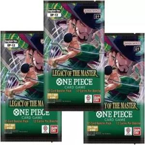 3 원피스 TCG 레거시 오브 더 COOLER MASTER OP12 부스터 팩 영어 각 12장의 카드