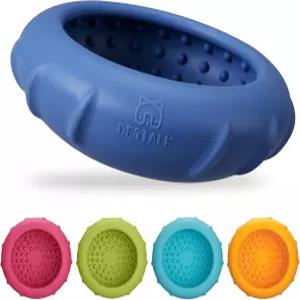 개 핥기 볼 위한 베스토크 워블리 냉동 그릇 농축 피더 산만함을 불안 매트 퍼즐 장난감 BPA 프리 실리콘