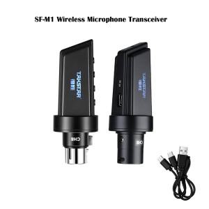 TAKSTAR SF-M1 프로페셔널 UHF 무선 송수신기 XLR 콘덴서 다이나믹 마이크용 컨버터 시스템