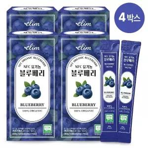엘림 NFC 유기농 블루베리즙 20g x 14포 4박스