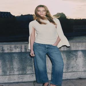 ZARA ZW 컬렉션 슬릿 케이프 셔츠 - 크림 1118/333/712