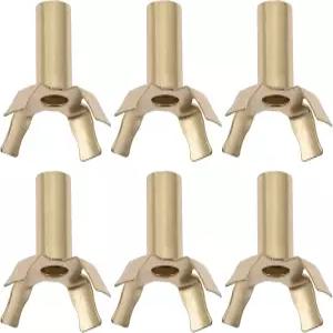 유온테크 6pc 램프 및 기등을 위한 스타일리시하고 장식적인 홈 템플 조명 스탠드 캔들 디스플레이 불교
