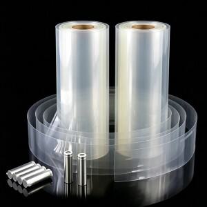 와이드 사이즈 30~330mm PVC 열수축 튜브 투명 난연성 슬리브(18650 리포 배터리 팩 및 케이블 관리용)