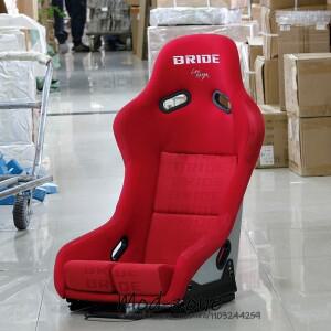 BRD VIOS III LOWMAX 경량 탄소 섬유 유리 빨간색 쿠션 JDM 자동차 튜닝 고정 버킷 레이싱 시트
