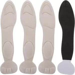 통기성 있고 편안한 신발 패드를 위한 2쌍 마사지 스펀지 깔창 하이힐을 두꺼운 쿠션 하루 종일 피부