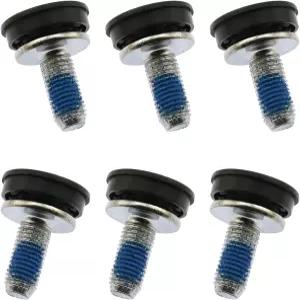 Ytgilo 6PCS 8 육각 소켓 자전거 크랭크 고정 볼트 커버가 없는 하부 브래킷에 적합 산악 로드 바이크 방수