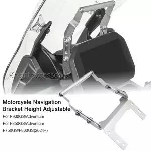 F900GS 어드벤처 오토바이 액세서리 GPS 장착 어댑터 계기판 위 V20 높이 조절 가능
