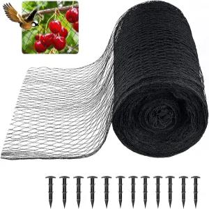 정원용 마이코이 새 그물망 20 x 30피트 헤비 듀티 3/8인치 직조 메쉬 정원 12개 과일 나무용 HDPE 안티