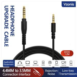audi호환o-Technica ATH-GDL3 GL3에 적합한 4.4MM ~ 3.5MM 기술 헤드폰 업그레이드 케이블 오디오 교체 라
